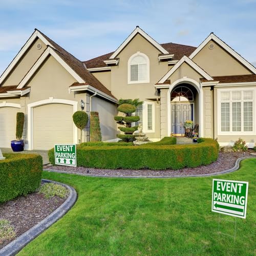 9 Pcs 16 x 12 Inches Outdoor Event Parking Signs (18 Count)