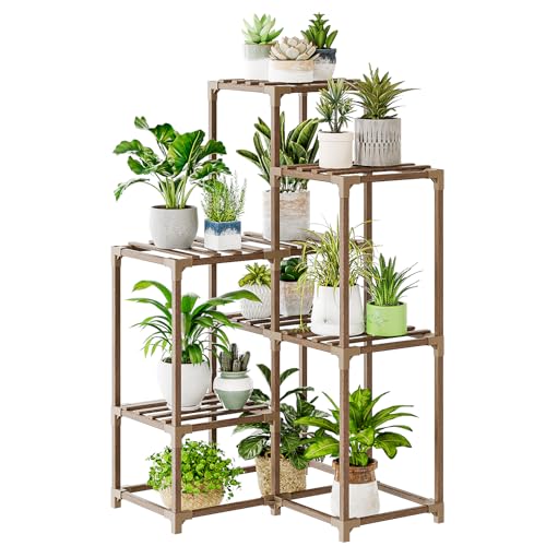Plant Stand Indoor Plant Shelf Outdoor Corner Wood Plant Table