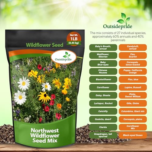Northwest Wild Flower Seed Mix (16 Ounce)