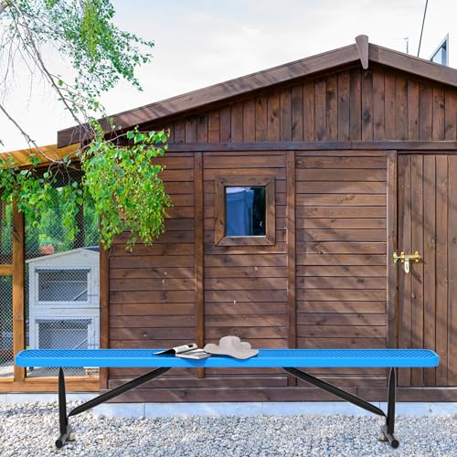 8 Feet Heavy Duty Metal Park Bench for Outside