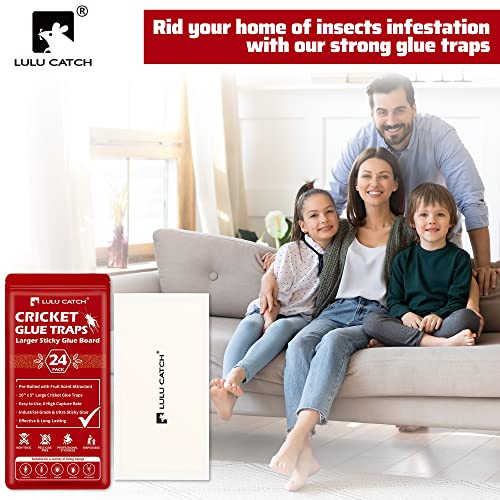 Cricket Insect Glue Traps (24 Count)