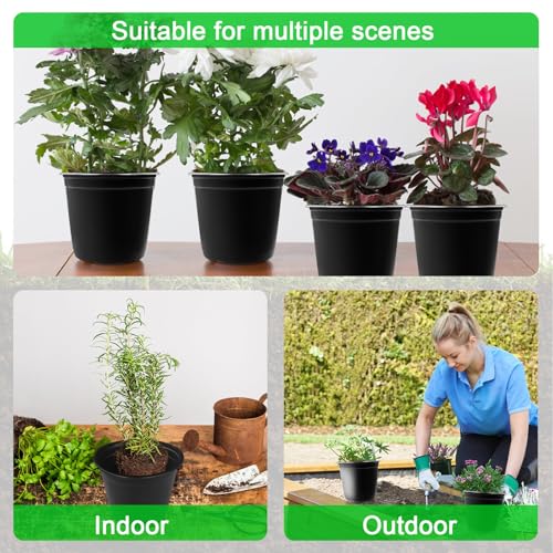 60Pcs 0.5 Gallon Plant Nursery Pots (60 Pieces 0.5 Gallon)
