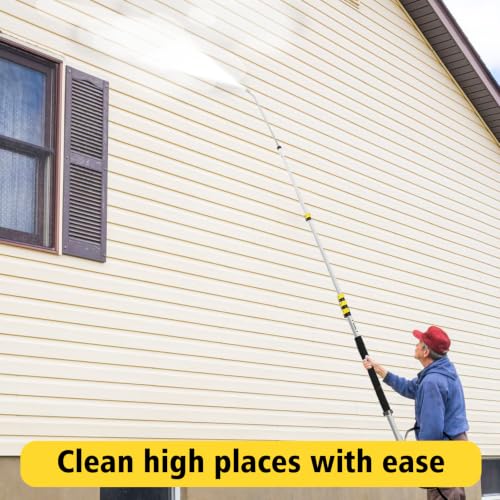 24 FT Pressure Washer Telescoping Wand with Extension Wands