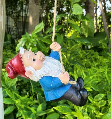 Gnome Garden Decoration Climbing Tree Decor Outdoor