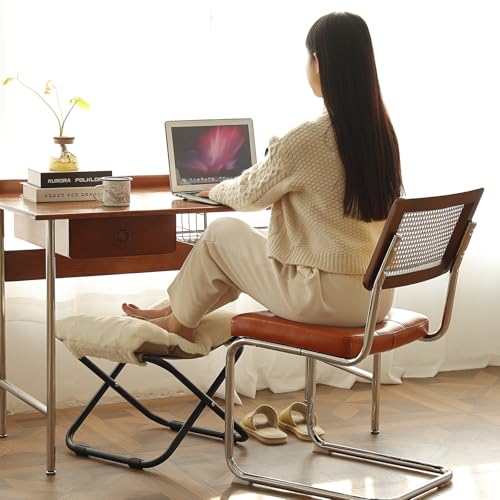 Folding Ottoman (Ivory)