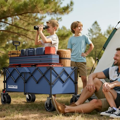 46" L Collapsible Foldable Extended Wagon (Blue)