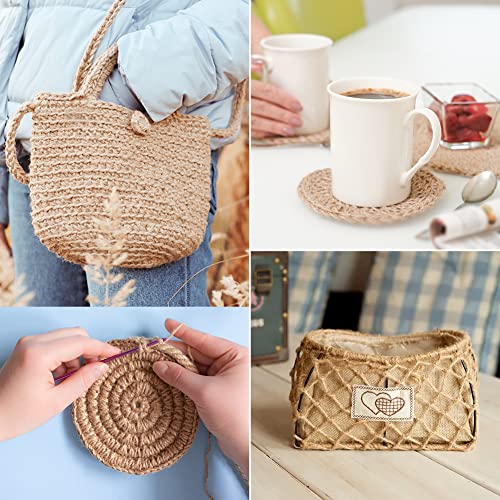 1500ft 1mm Natural Jute Twine Thin for Crafts (1500 Foot)