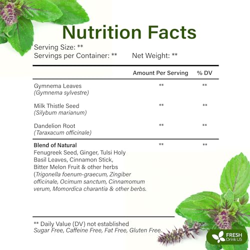 Premium 30 Tea Bags Glucose Functional Tea (30 Count)