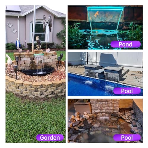 Pool Waterfall Spillway Stainless Steel Pond Fountain
