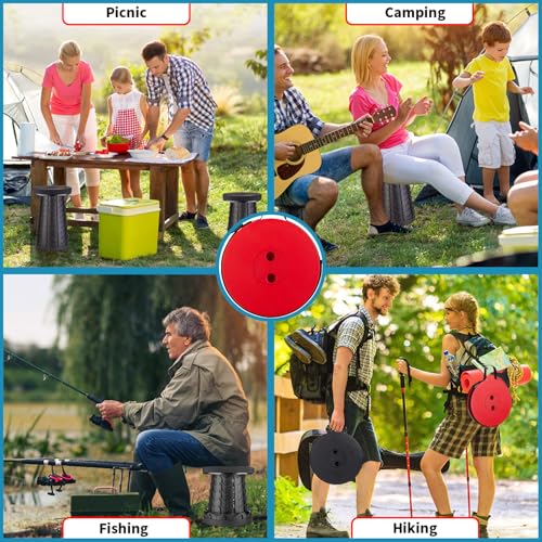 2 Pack Collapsible Stool (Black)