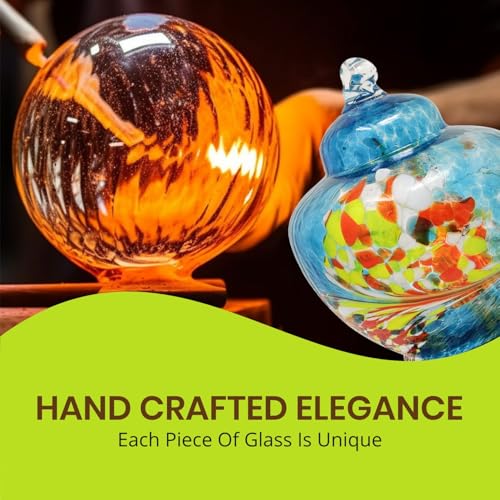 Glass Hummingbird Feeder for Outdoors