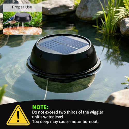Solar Bird Bath Bubbler