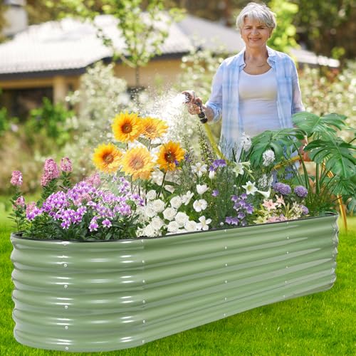 Galvanized Raised Garden Bed Outdoor