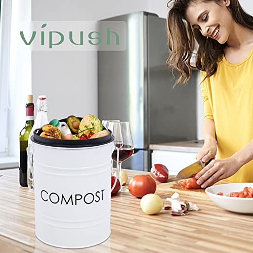 Compost Bin Kitchen Countertop Compost Bin with lid