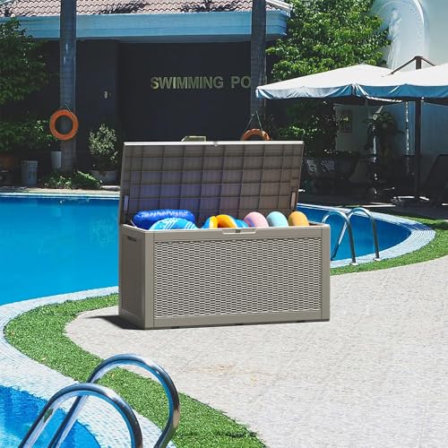 100 Gal Outdoor Storage Box Waterproof Lockable