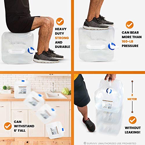 Collapsible Water Container with Spigot (2 Count)