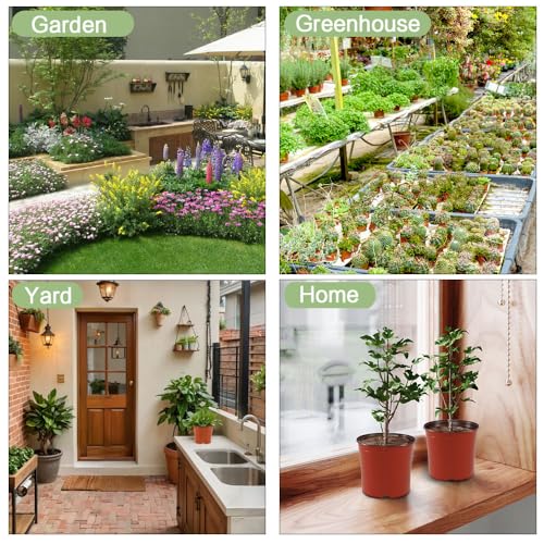 100 Pcs Plant Nursery Pots (100 Count)