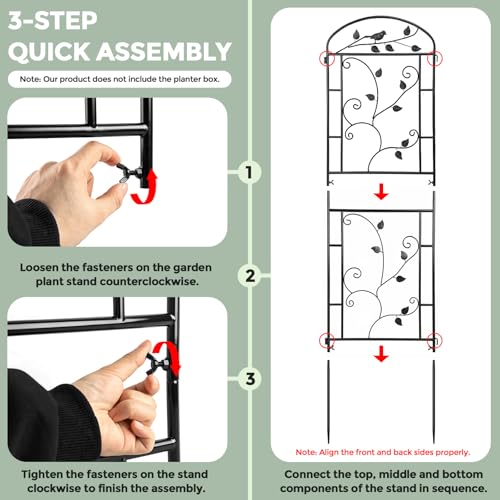 Garden Trellis for Climbing Plants (4 Count)