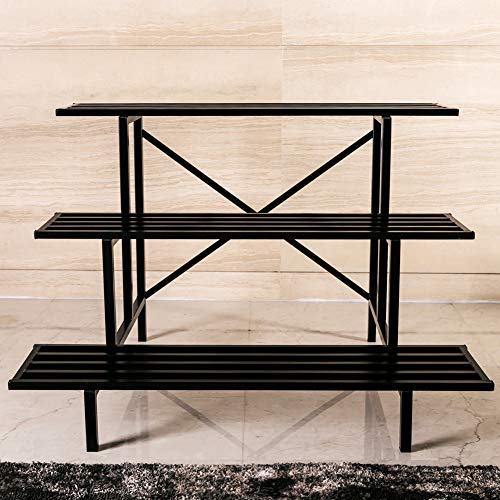 3 Tier Heavy Duty Metal Plant Stand Indoor & Outdoor easy assembly
