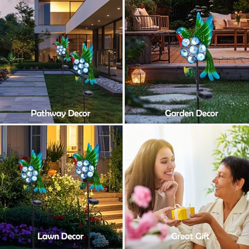 Hummingbird Solar Garden Light