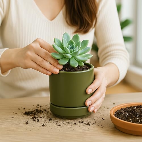 4.7 Inch Ceramic Planter Pot