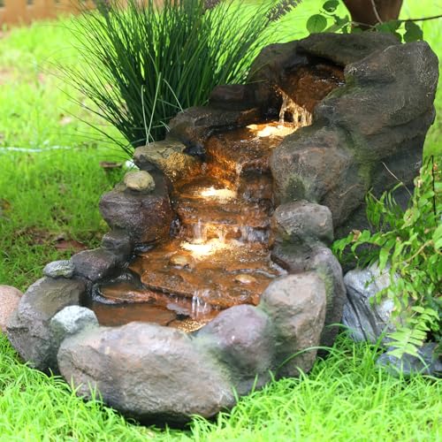 42.1" L Garden Water Fountain Outdoor