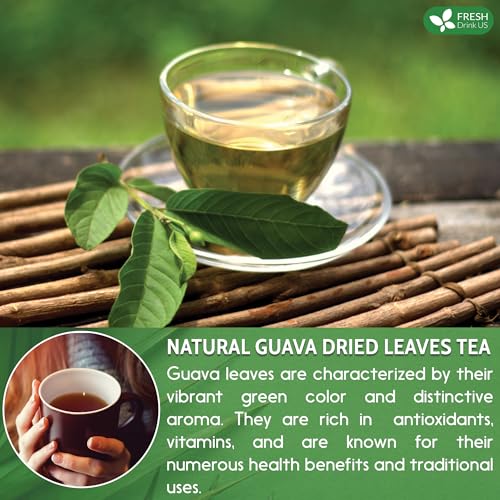 Premium 50+ Natural Guava Leaves (50 Count)