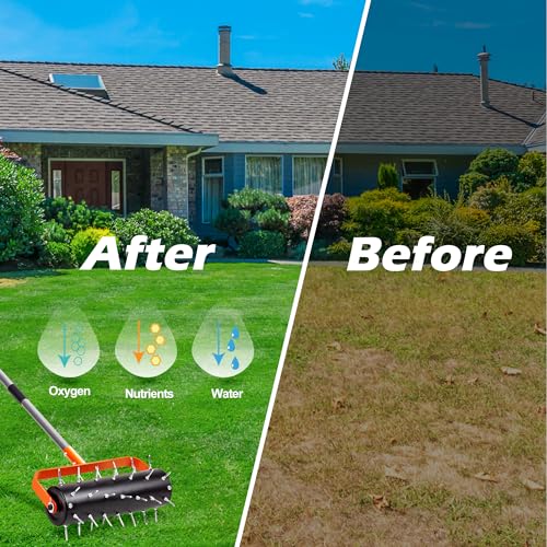 Rolling Lawn Aerator