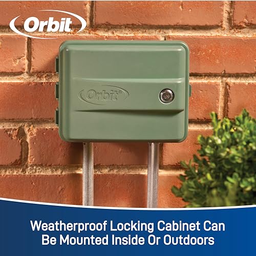 57900 12 Station Outdoor Swing Panel Sprinkler System Timer