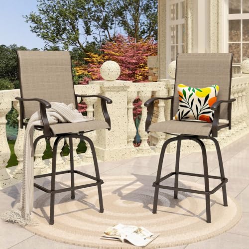 Outdoor Bar Stools Set of 2