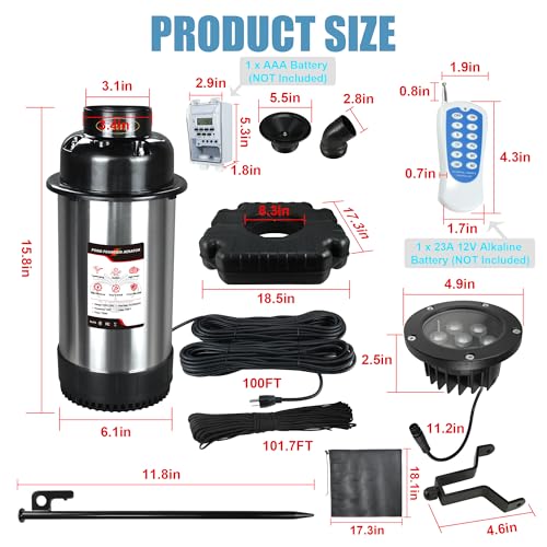 Pond Fountain Aerator