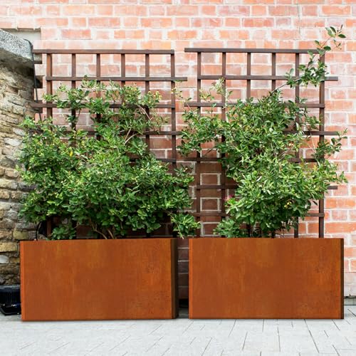 Co rten Steel Planter 36X15X15 inch Rust (Corten)