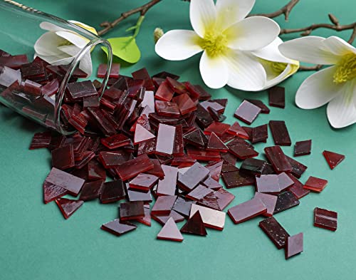 Mosaic Tiles for Art Crafts (Red-2)