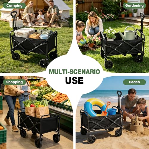 Collapsible Wagon with Wheels (Small-220LB)