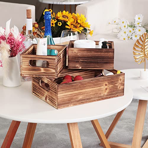 Wooden Crates for Display (3 Count)