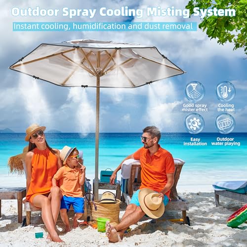50FT Misters for Outside Patio Outdoor Misting System