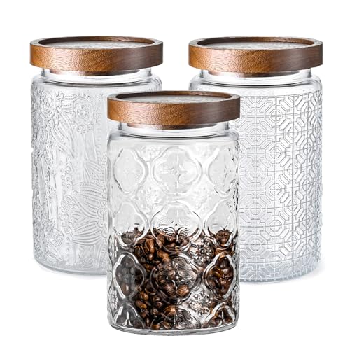 Glass Storage Containers With Lids (3 Count)