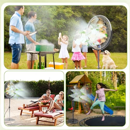 Anti Leak Misting Fans for Outside (6 Count)