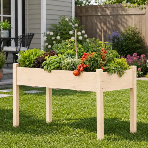 30" H Raised Garden Bed with Legs