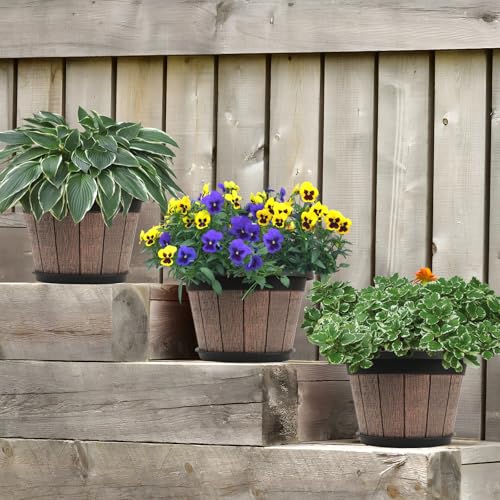 4 Pack 8 inch Pots for Plants (4 Count)