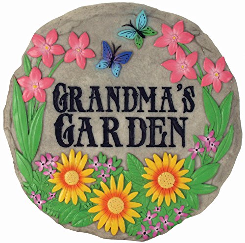 Garden Décor Grandma’s Garden Stepping Stone (Grandma's Garden / 9.63" Diameter)