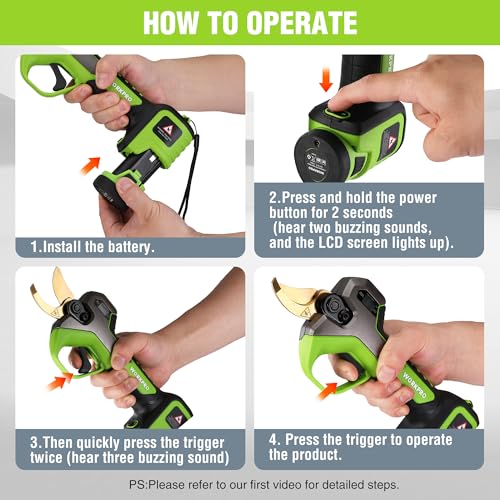 12V Electric Pruning Shears (71 Count)