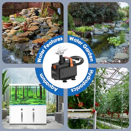 600GPH Submersible Water Pump Pond Pump