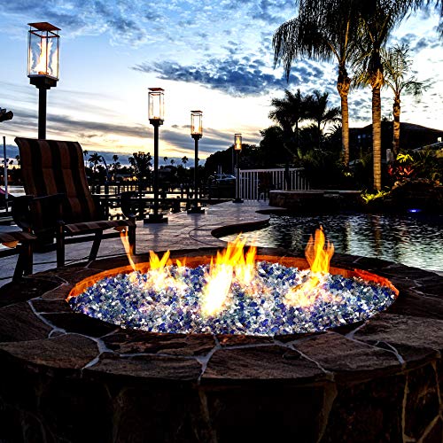 10 lb Blended Fire Glass (160 Ounce)