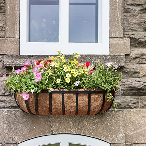 2 Pack Trough Coco Liner Fiber Replacement for Planters (2 Count)