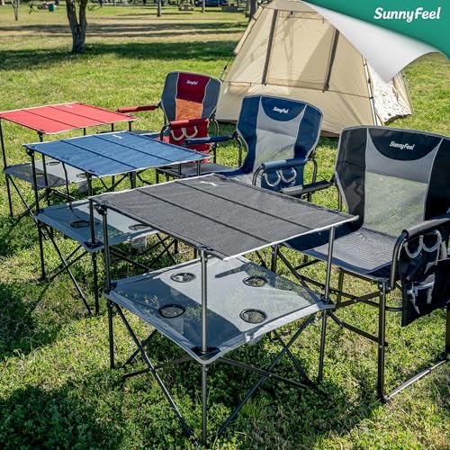 Folding Camping Table (23.43 inches x 30.16 inches x 27.95 inches)