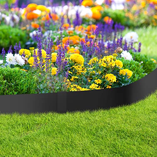 20ft. 40" L × 4" H Metal Landscape Edging
