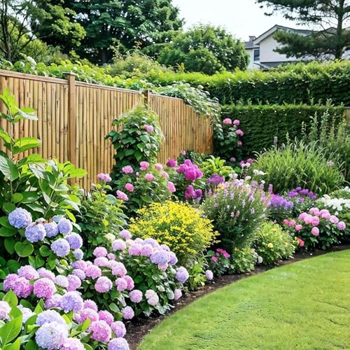 Natural Bamboo Fence (48 Sq Ft)