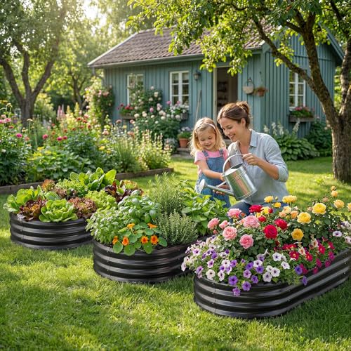 Galvanized Raised Garden Bed Kit