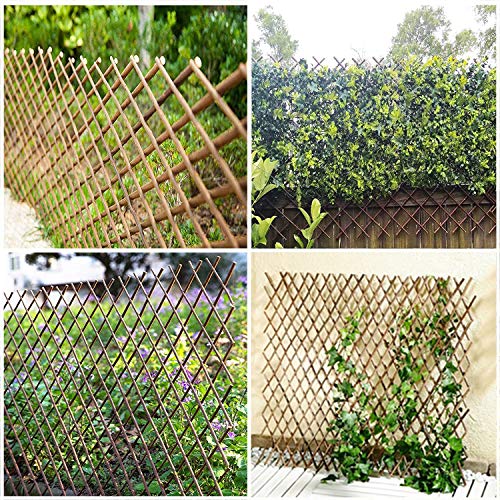 Lattice Fence Expandable Plant Climbing Lattices Trellis Fence (2 Count)